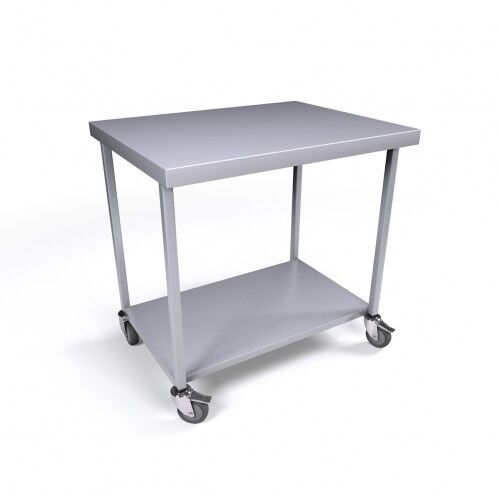 900 x 700mm Mobile Stainless Steel Table 900 x 700mm Mobile Stainless Steel Table
