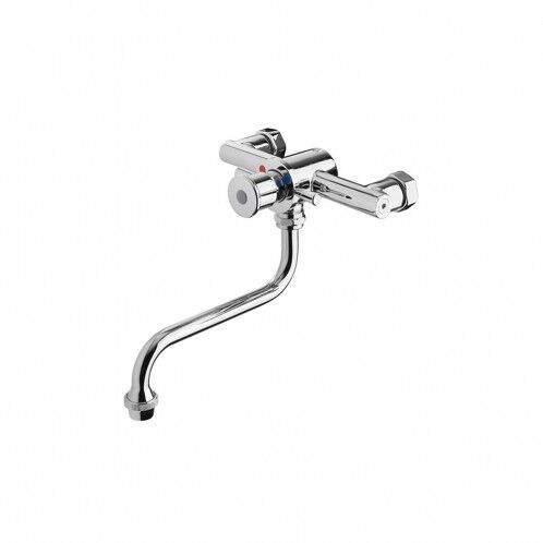 Wall Mounted Self Closing Mixer Tap Wall Mounted Self Closing Mixer Tap