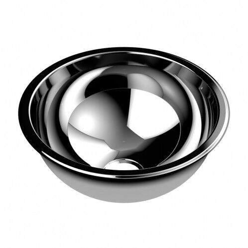 Domed Inset Stainless Steel Hand Basin (⌀300mm) Domed Inset Stainless Steel Hand Basin (⌀300mm)
