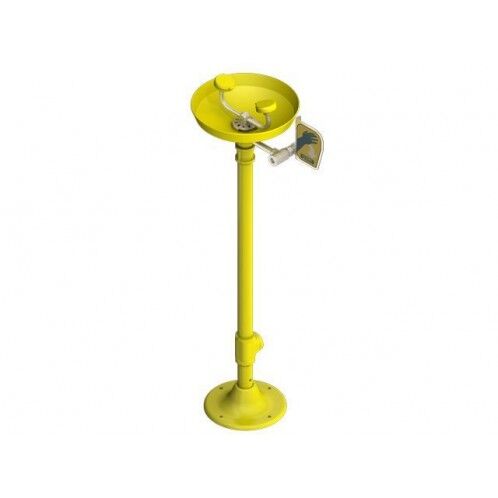 Pedestal Emergency Eye Wash - High Vis, Plastic Bowl Pedestal Emergency Eye Wash - High Vis, Plastic Bowl